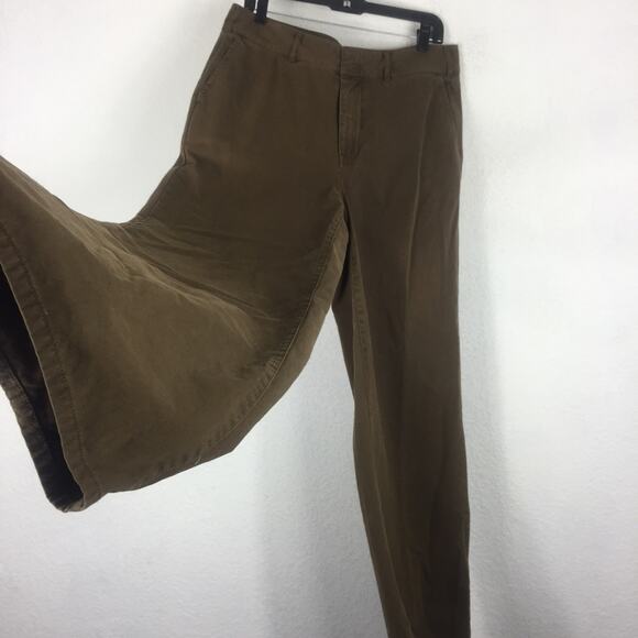 Good American Relaxed Good Skate Pants Brown Baggy Straight Leg Trousers Size 10 - Picture 13 of 16